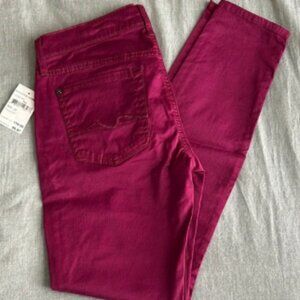 90’s Y2K Vintage Women's Gwenevere 7 for All ManKind Fuchsia Jeans - 28